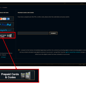 Карта пополнения 1240 Riot Points EU West/ Nord/East - изображение 2