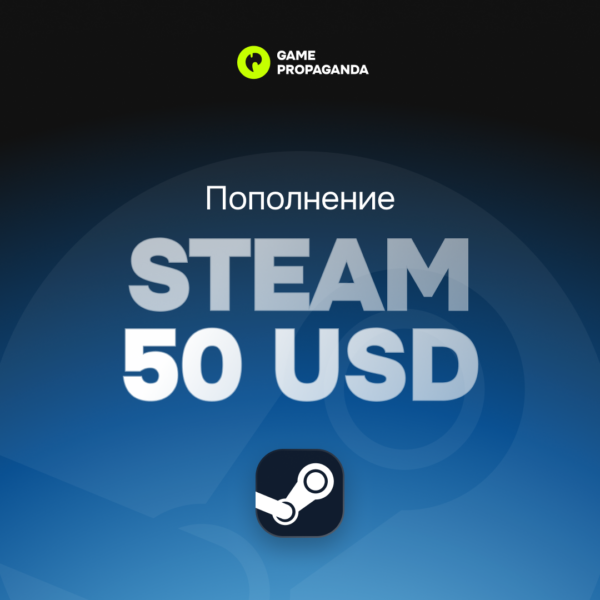Карта пополнения Steam 50 USD - изображение 1