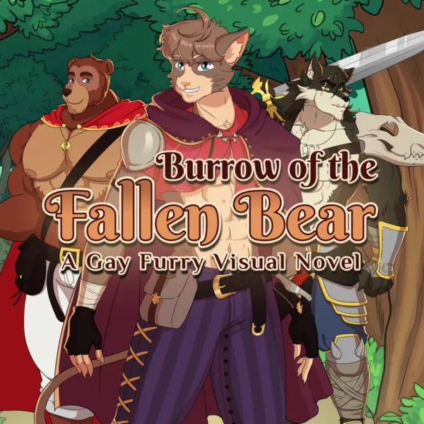 Burrow of the Fallen Bear: A Gay Furry Visual Novel PS4 & PS5 - изображение 1