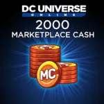 DC Universe Online 2000 Marketplace Cash cover