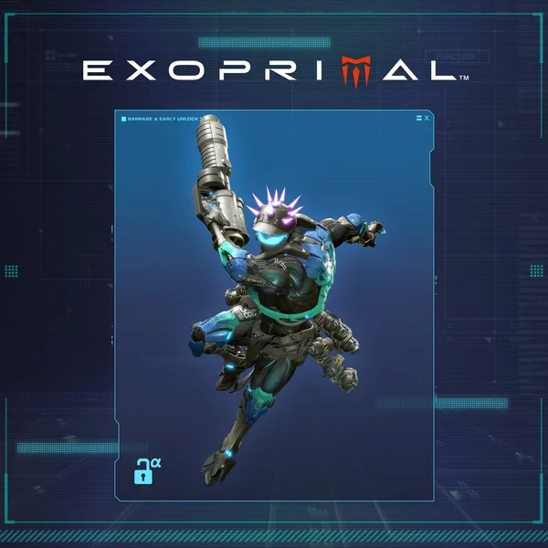 Exoprimal - Barrage α Early Unlock Ticket [PS4, PS5]