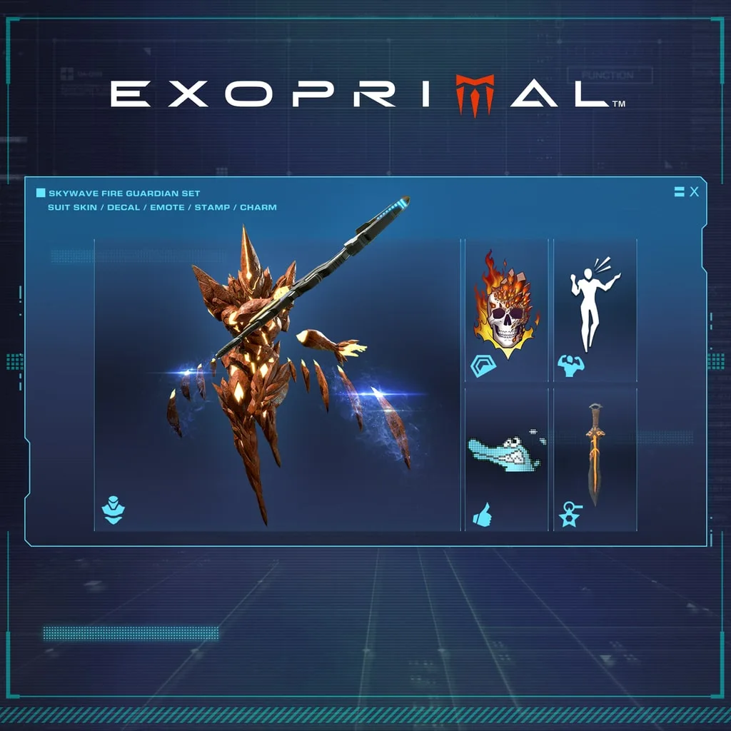 Exoprimal - Skywave Fire Guardian Set [PS4, PS5] - изображение 1