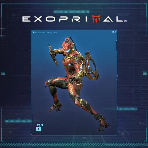 Exoprimal - Zephyr α Early Unlock Ticket [PS4, PS5]