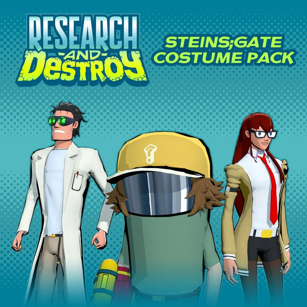 RESEARCH and DESTROY - STEINS;GATE Costume Pack PS5 cover