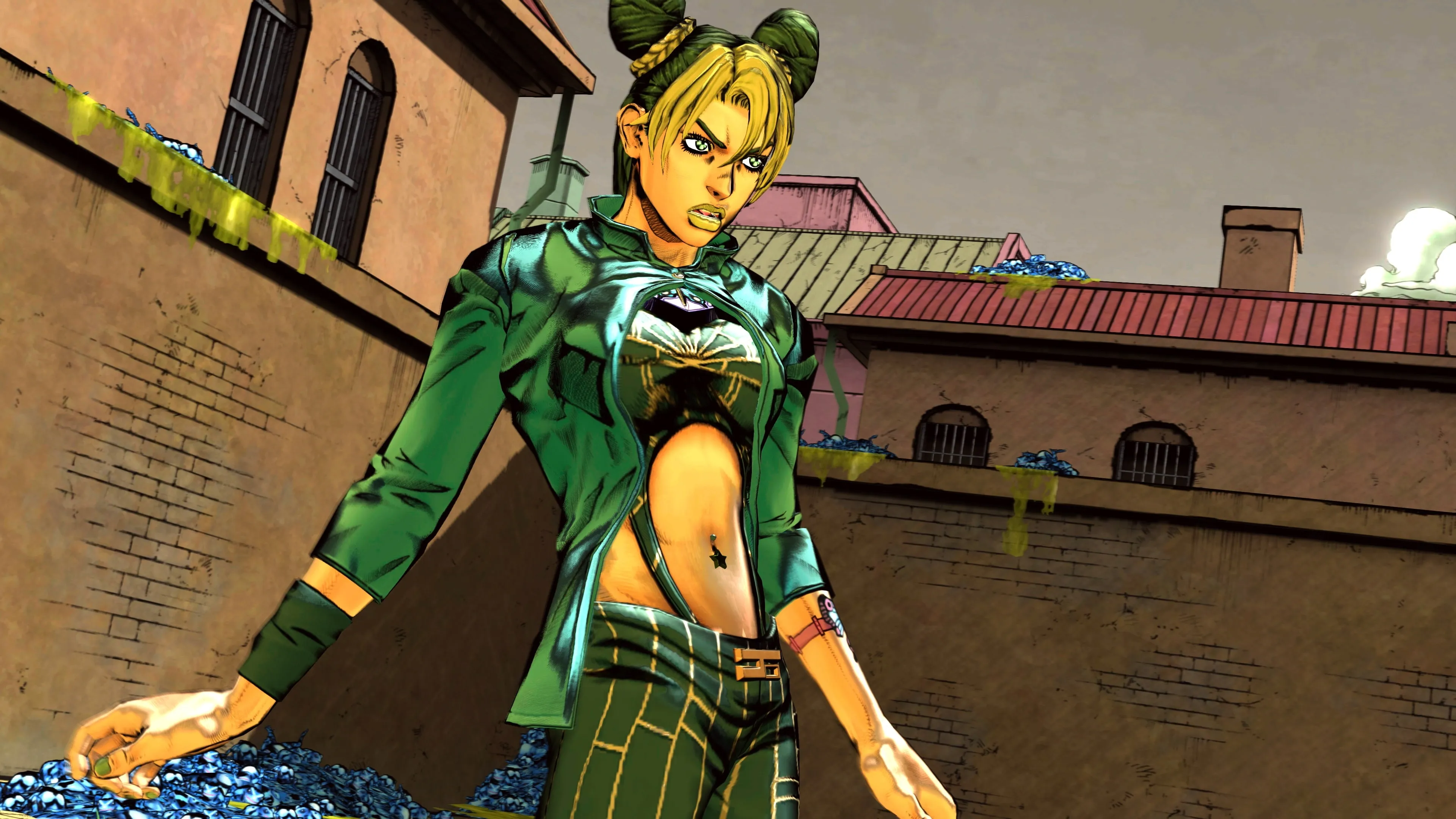 Jolyn Cujoh Costume Green Dolphin Street State Prison Jacket [PS4, PS5] - изображение 2