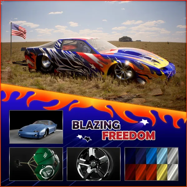 Street Outlaws 2: Winner Takes All – Blazing Freedom Bundle [PS4, PS5]