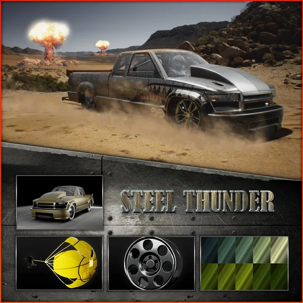 Street Outlaws 2: Winner Takes All – Steel Thunder Bundle [PS4, PS5]