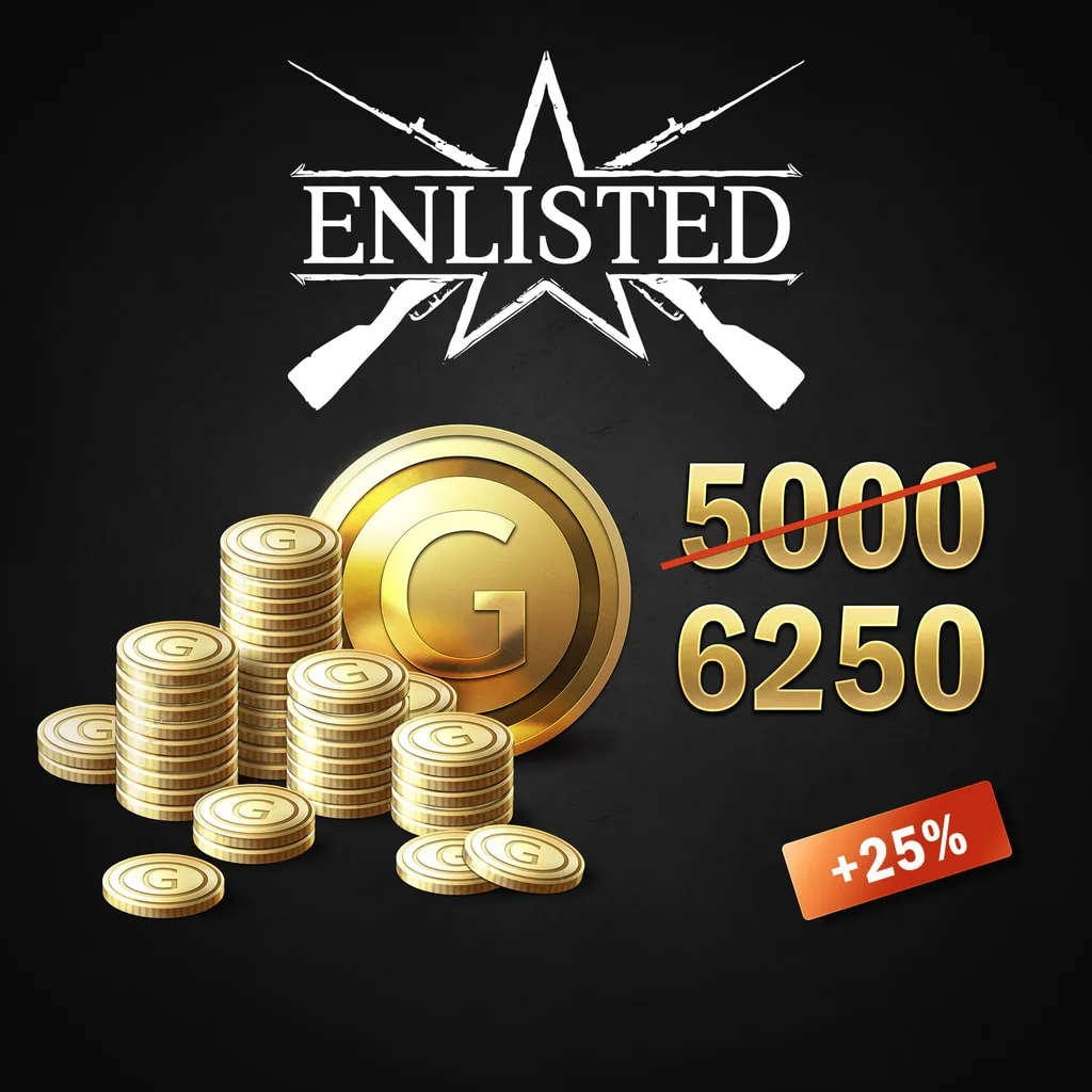 Enlisted - 5000 Gold + 1250 Bonus - изображение 1