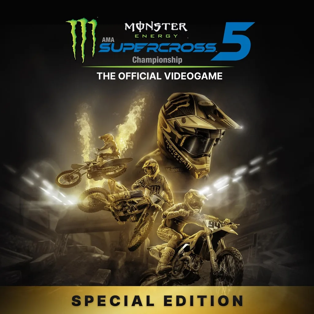Monster Energy Supercross 5 - Special Edition PS4 &amp; PS5 cover