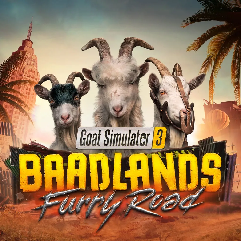 Goat Simulator 3 – Baadlands: Furry Road [PS4, PS5] cover