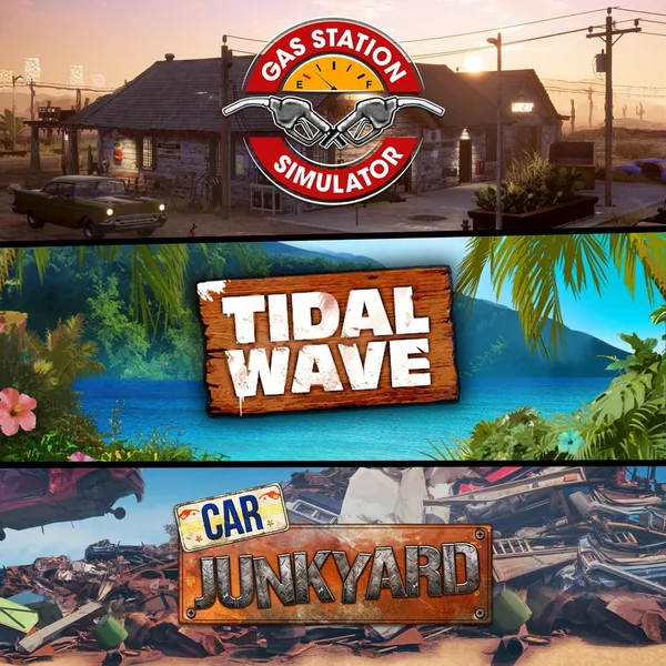 Gas Station Simulator + Tidal Wave DLC + Junkyard DLC Bundle [PS4]
