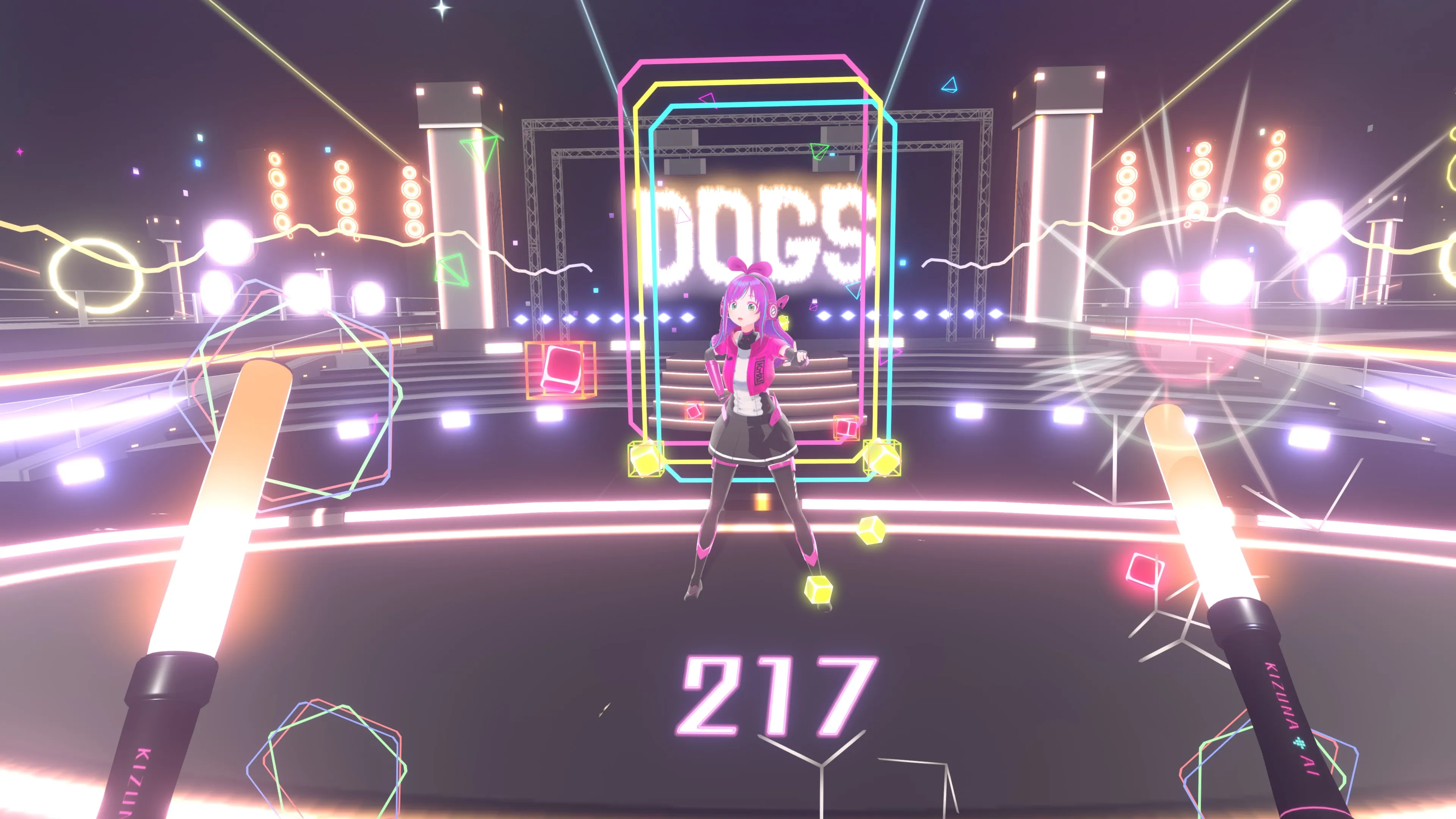 Kizuna AI - Touch the Beat! DLC Model (Costume) "#kzn" + Additional Song "DOGS ⌘HYNOME feat. #kzn" [PS5] - изображение 3