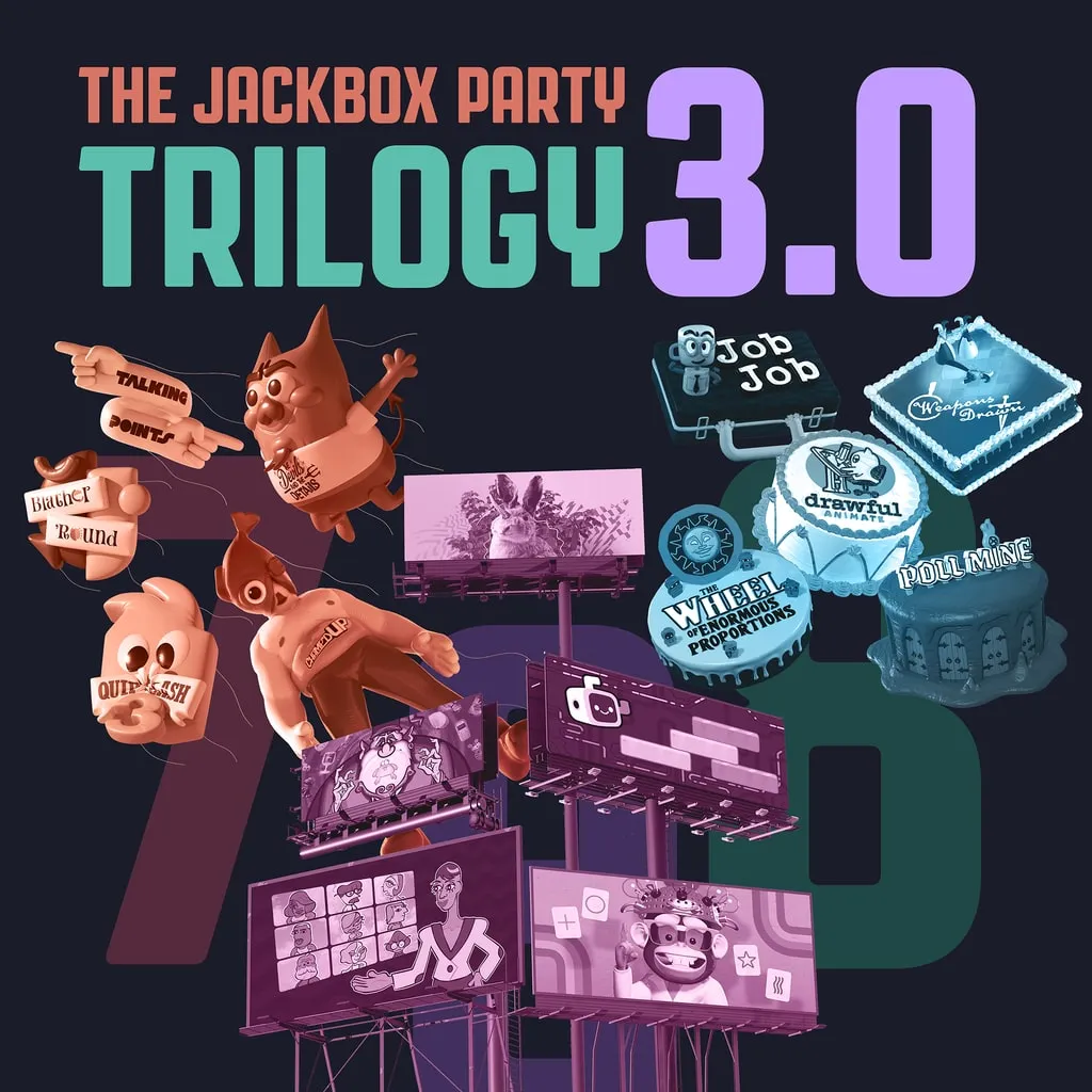 The Jackbox Party Trilogy 3.0 [PS5] cover