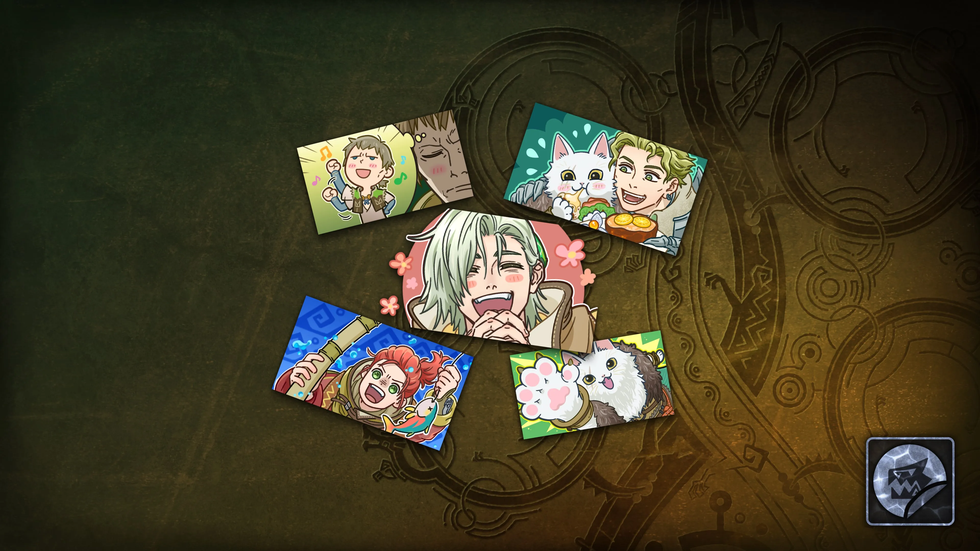 Monster Hunter Wilds - Sticker Set: Expedition Pals [PS5] - изображение 2