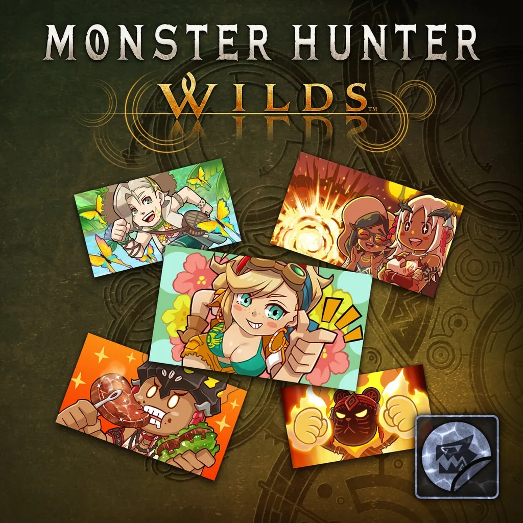 Monster Hunter Wilds - Sticker Set: Flamefete [PS5] - изображение 1