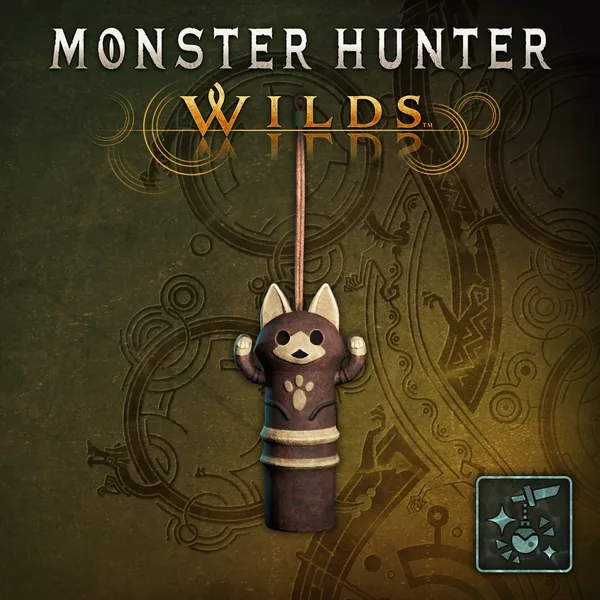 Monster Hunter Wilds - Pendant: Stretched Black Cat [PS5]