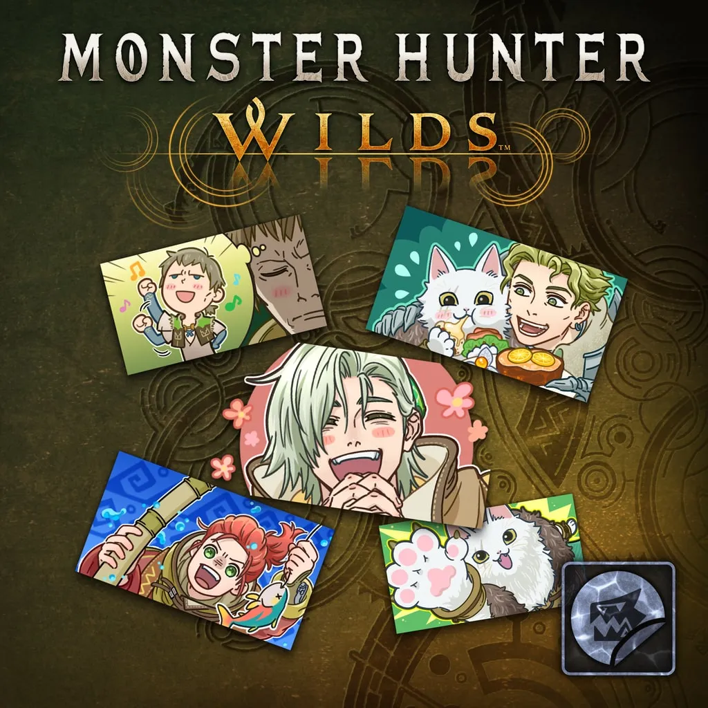 Monster Hunter Wilds - Sticker Set: Expedition Pals [PS5] - изображение 1