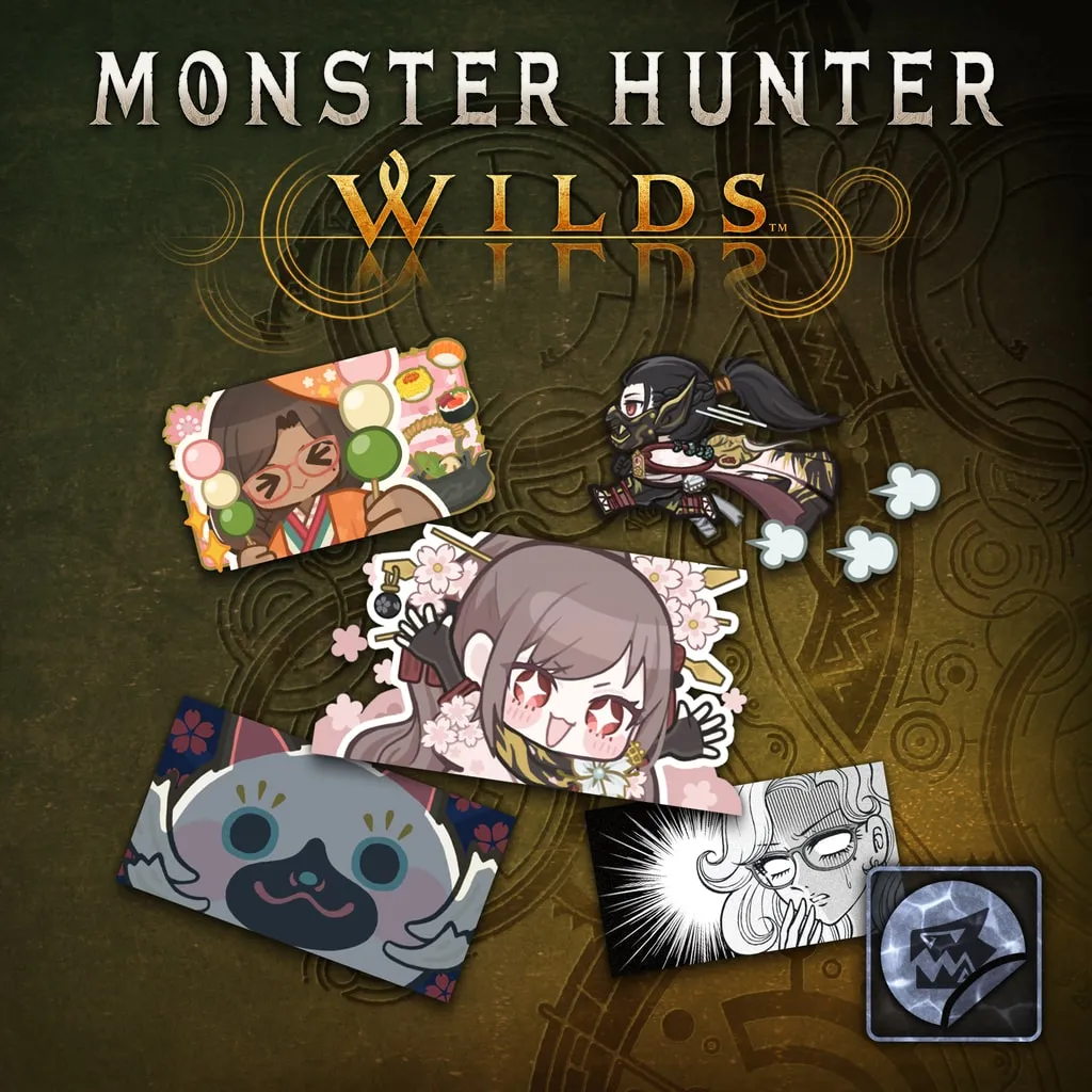 Monster Hunter Wilds - Sticker Set: Blossomdance [PS5] - изображение 1