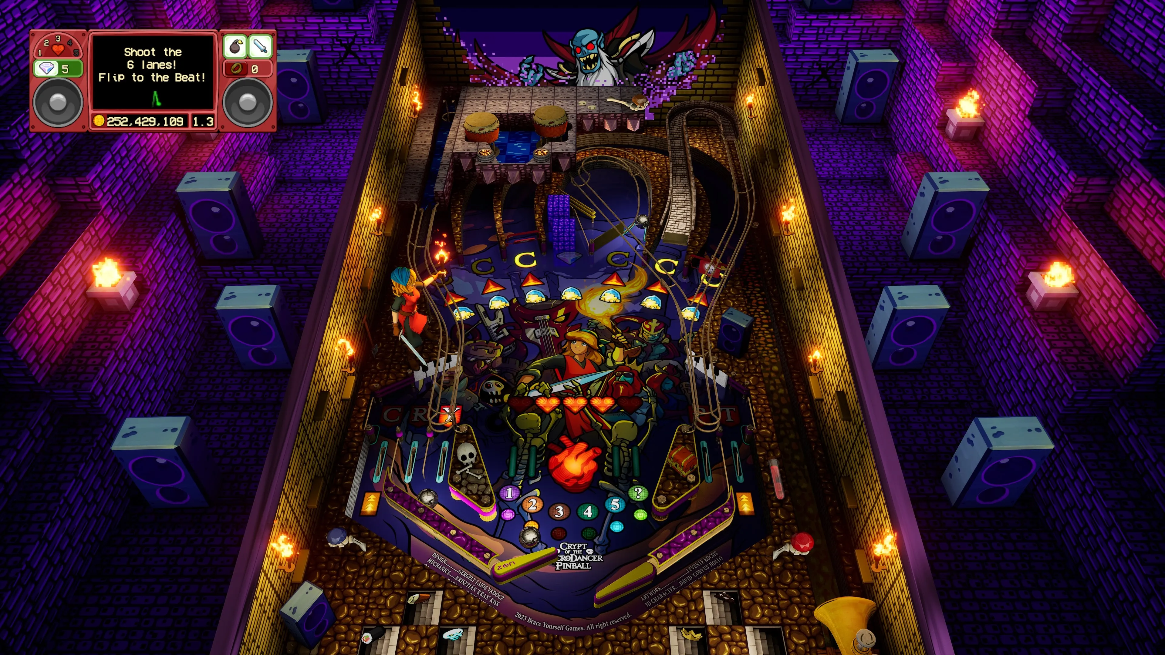 Pinball FX - Crypt of the NecroDancer Pinball [PS4,&nbsp;PS5] - изображение 4
