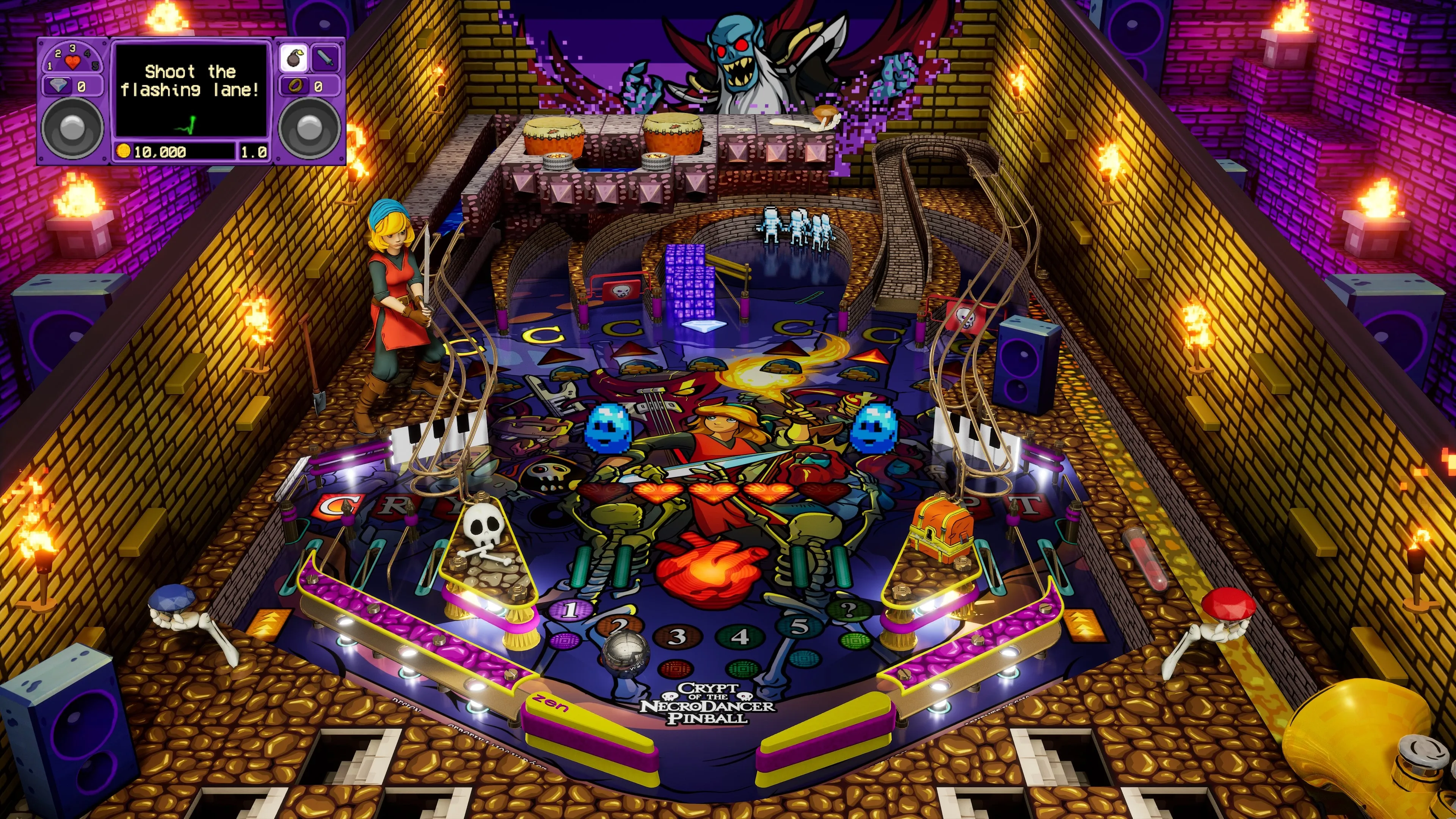 Pinball FX - Crypt of the NecroDancer Pinball [PS4,&nbsp;PS5] - изображение 2