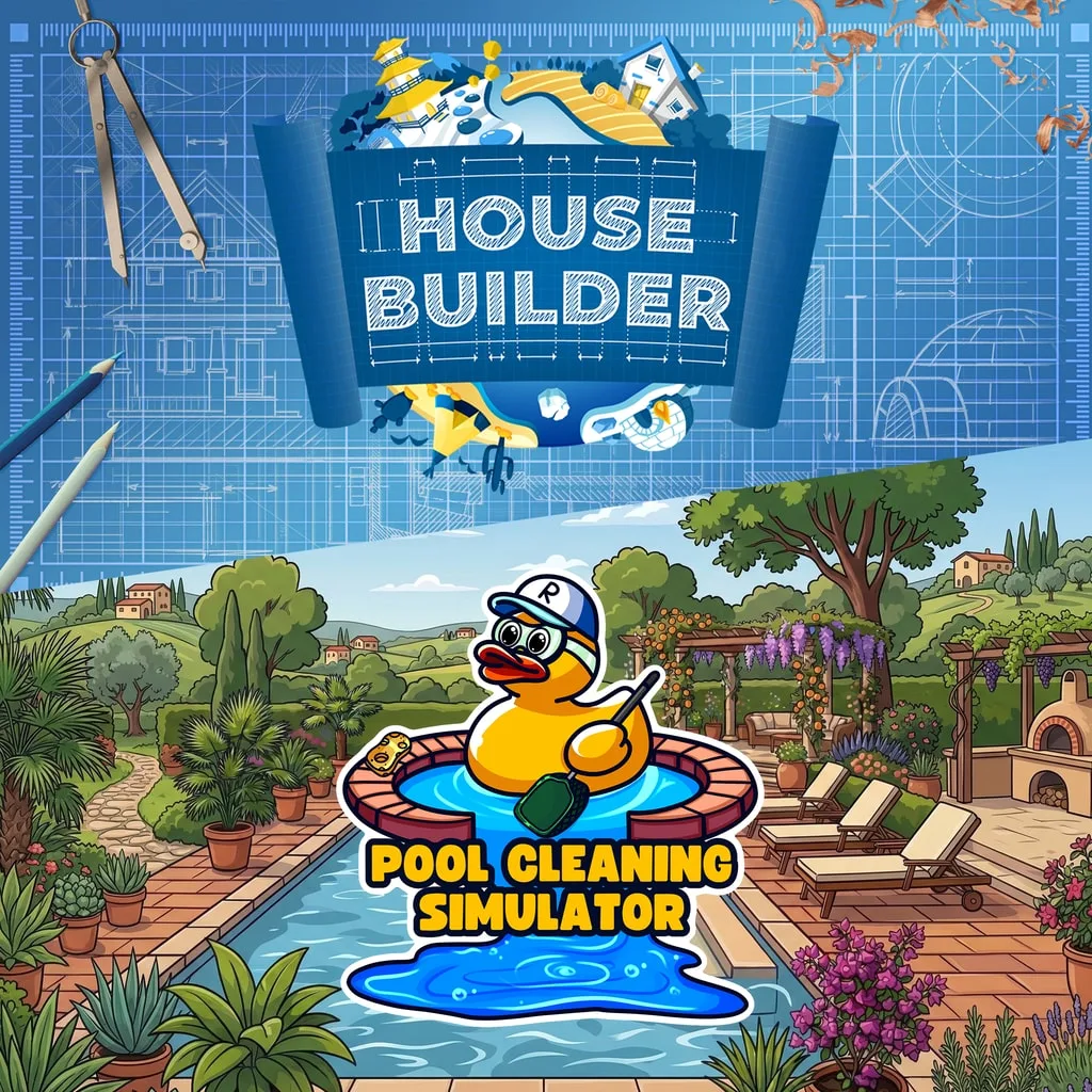 House Builder Overtime &amp; Pool Cleaning Bundle [PS5] cover
