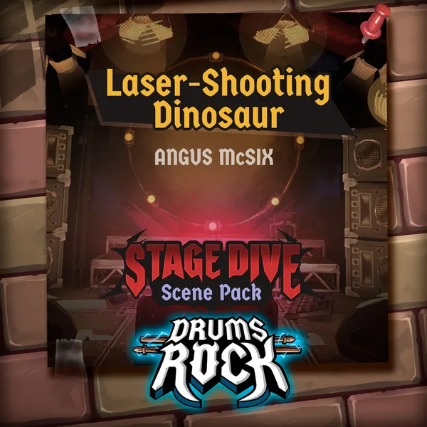 Drums Rock: Angus McSix - 'Laser-Shooting Dinosaur' [PS5]