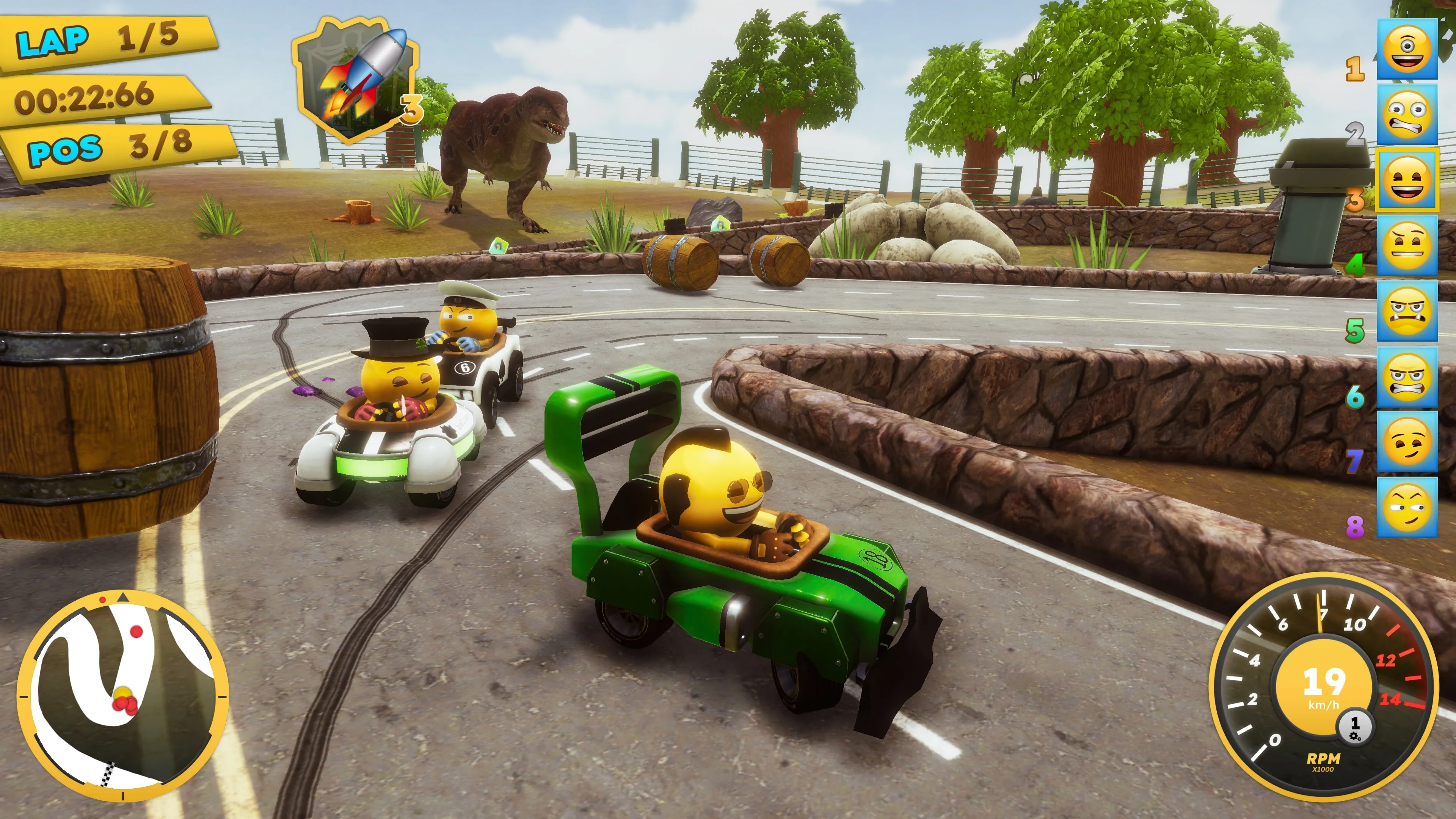 emoji Kart Racer [PS5] - изображение 2