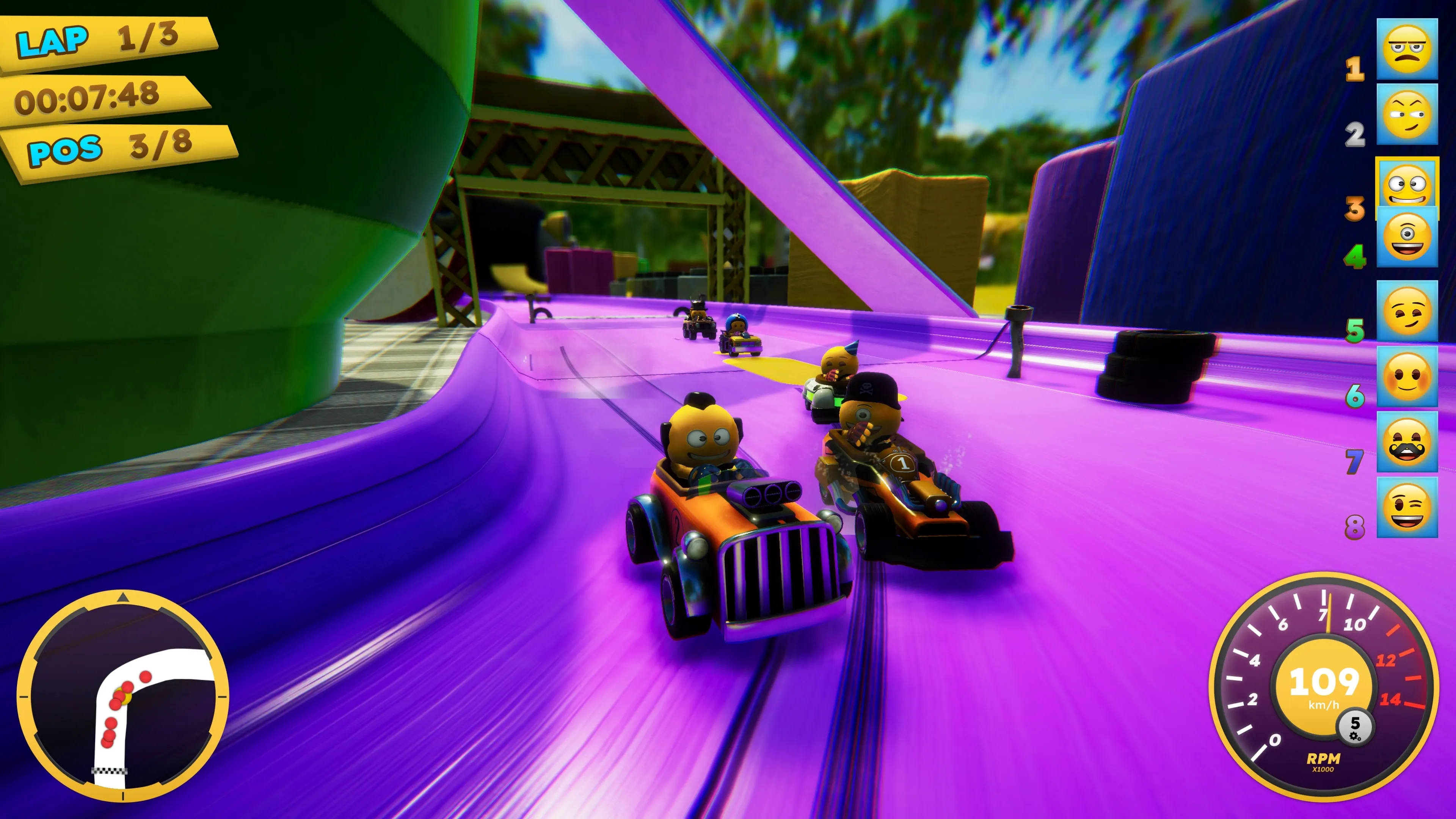 emoji Kart Racer [PS5] - изображение 4