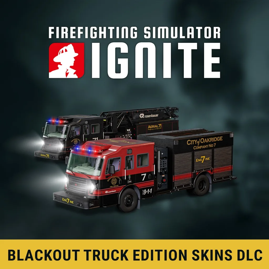 Firefighting Simulator: Ignite - Blackout Truck Edition Skins DLC [PS5] cover