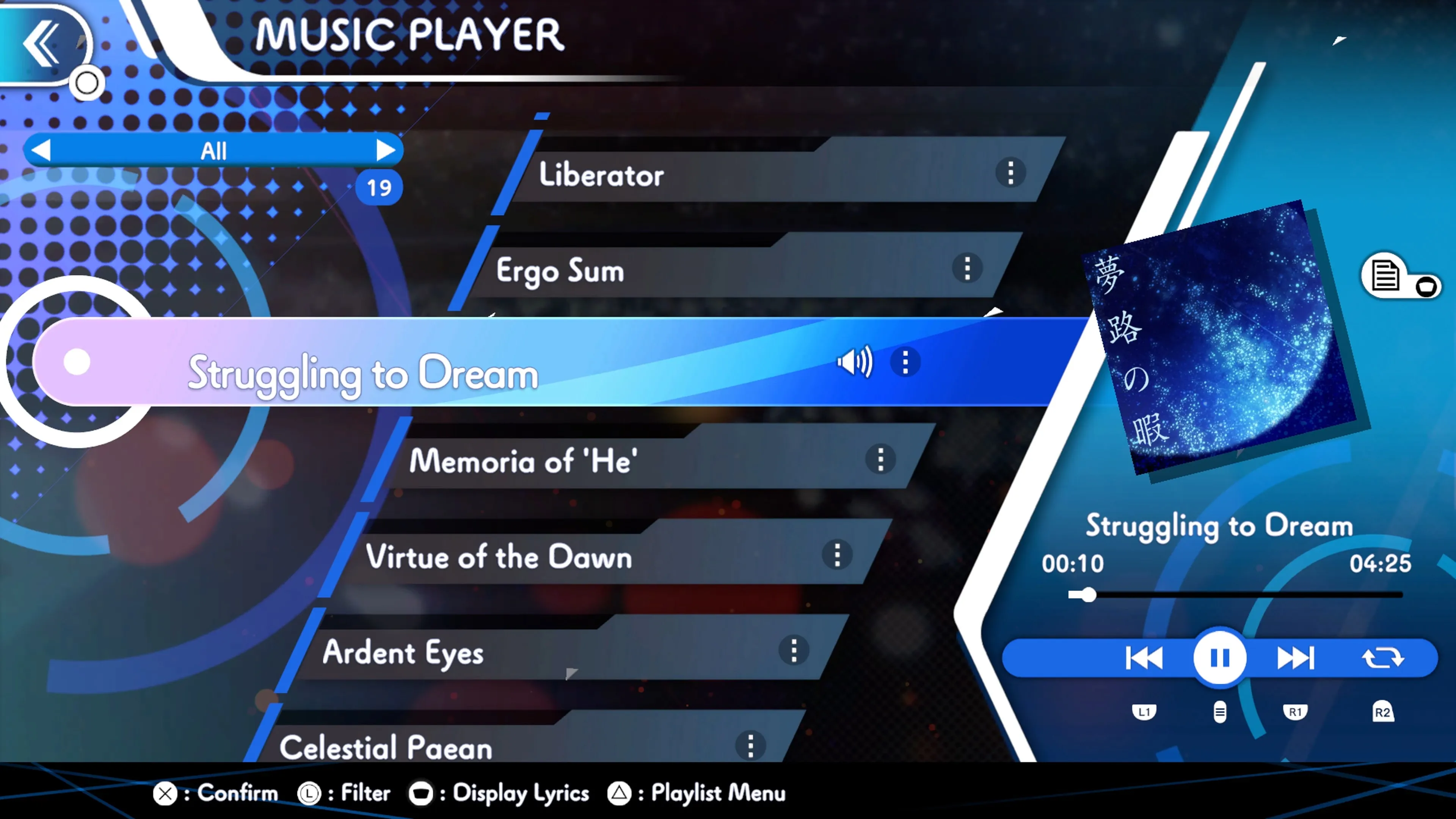 GUNVOLT RECORDS Cychronicle Song Pack 2 Lumen: ♪Pain From the Past ♪Stratosphere ♪Struggling to Dream ♪Twilight Skyline [PS4] - изображение 2