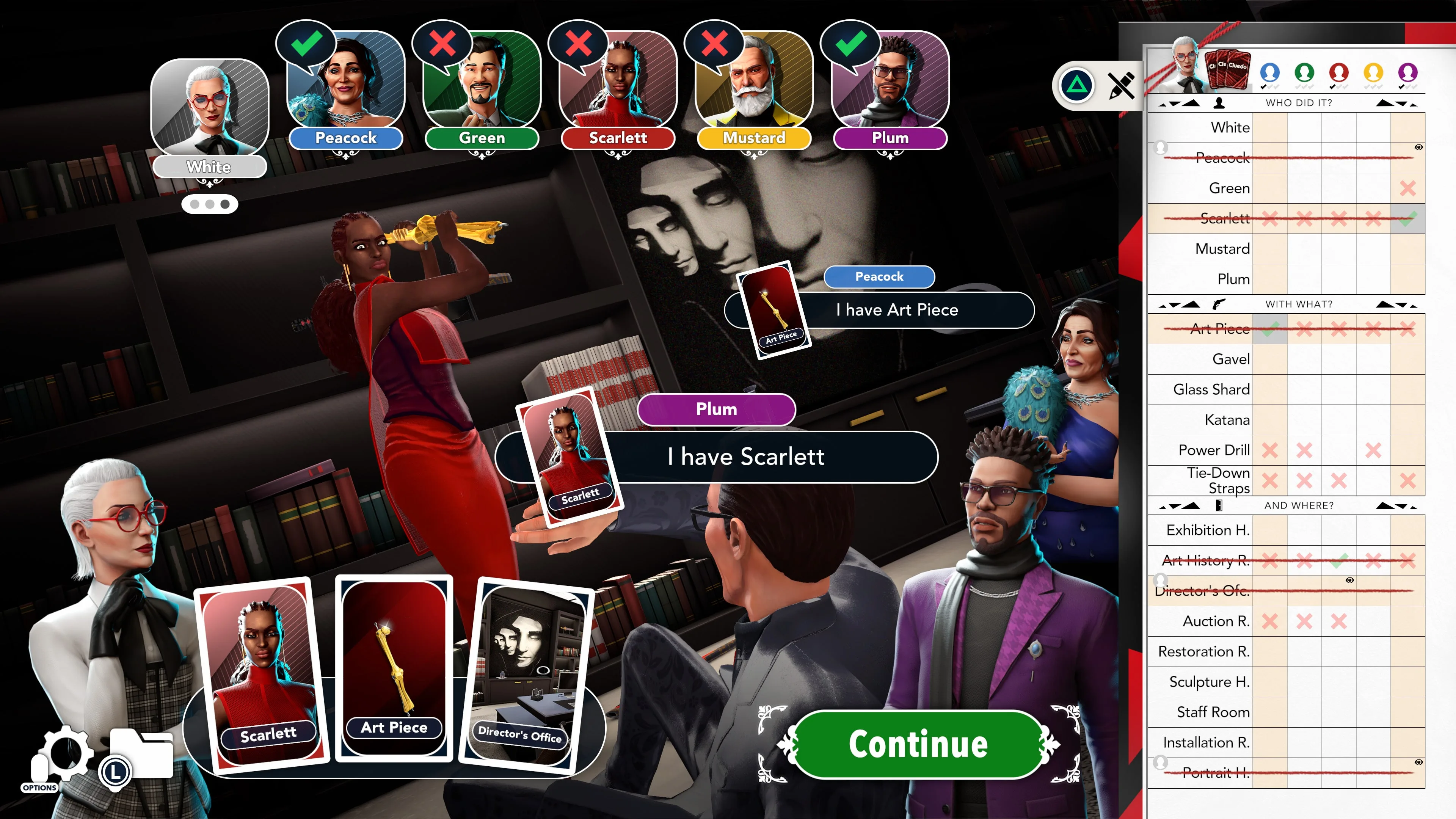 Cluedo: Painted Red Gallery Expansion [PS4, PS5]