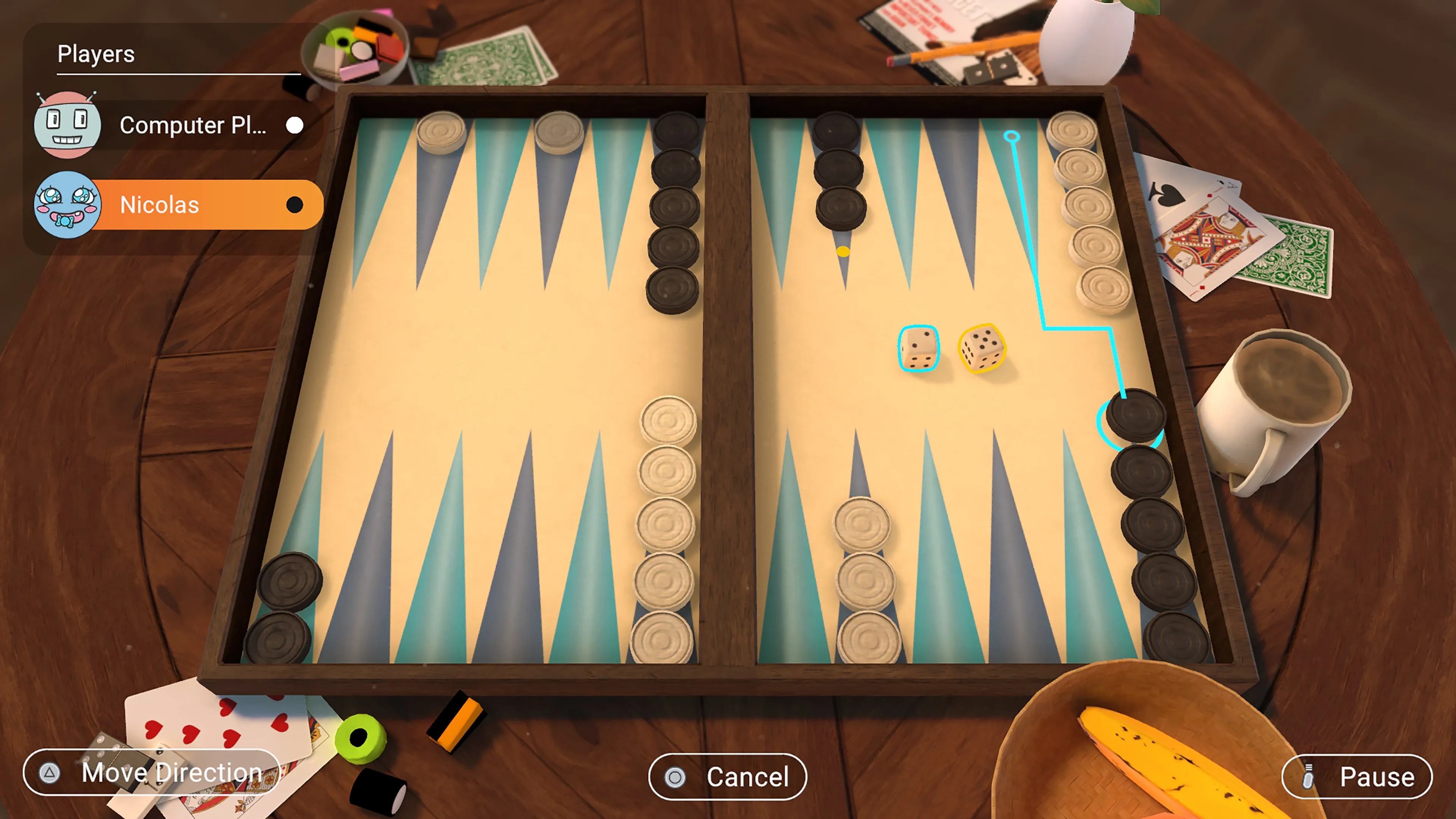 3in1 Game Collection: Backgammon + Checkers + Mills [PS4] - изображение 2