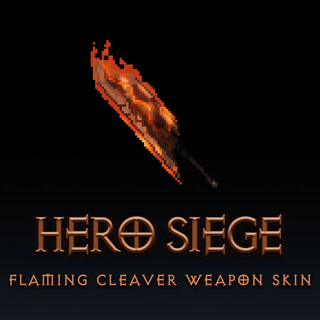 Flaming Cleaver Weapon Skin [PS5] - изображение 1