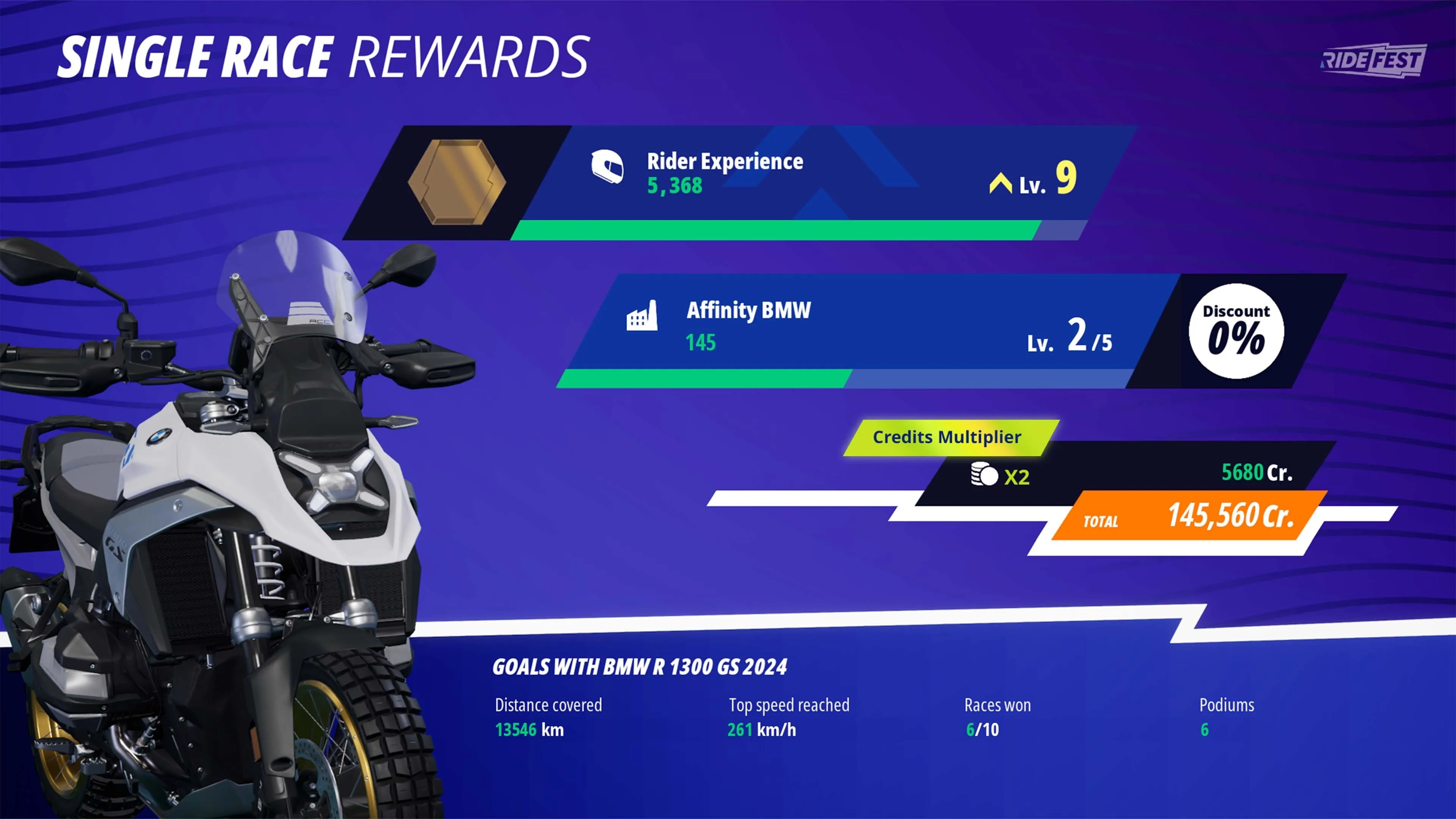 RIDE 6 - Credits Multiplier [PS5] - изображение 4