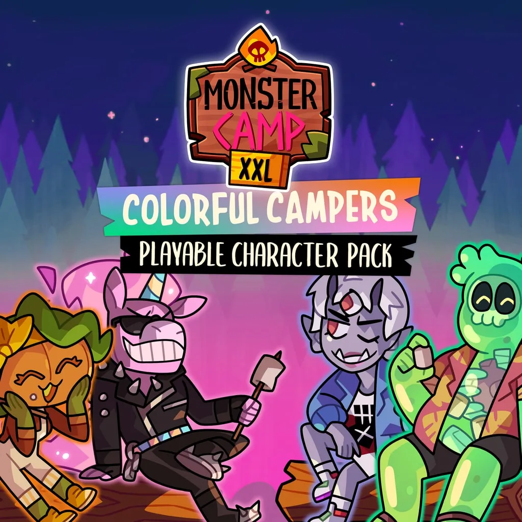Monster Camp Character Pack - Colorful Campers PS4 &amp; PS5 cover