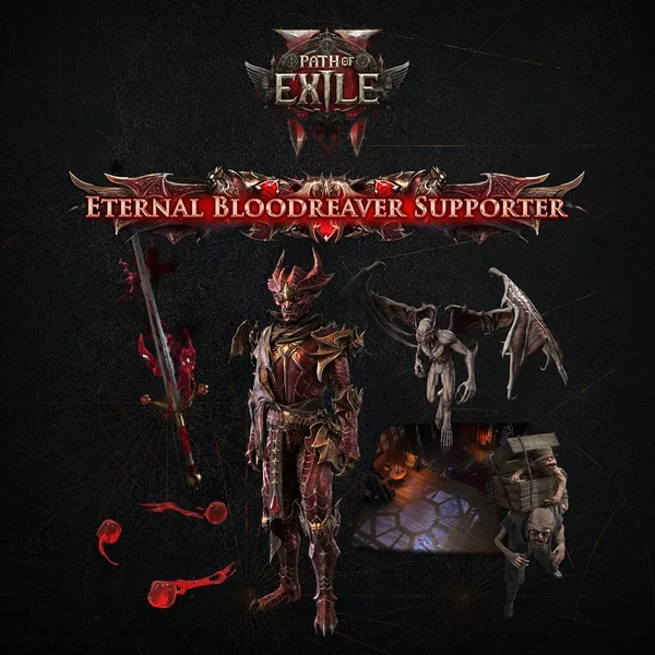 Path of Exile 2: Eternal Bloodreaver Supporter Pack