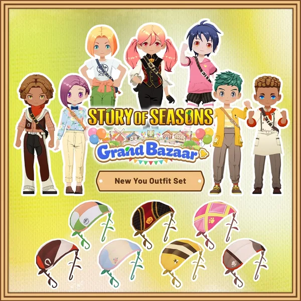 Story of Seasons: Grand Bazaar - New You Outfit Set [PS5]