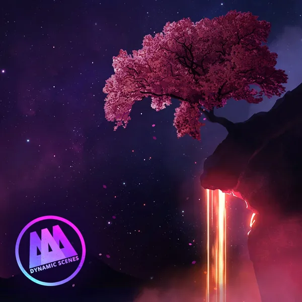 AAA Dynamic Scenes - Sakura Night Sky Dynamic Scene [PS4, PS5]