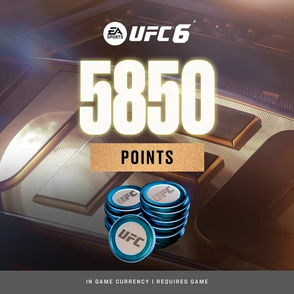 UFC 6 - 5850 UFC POINTS