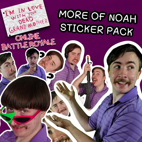 More of Noah Sticker Pack - Emotes DLC - I'm in Love With Your Dead Grandmother: Online Battle Royale [PS4,&nbsp;PS5]