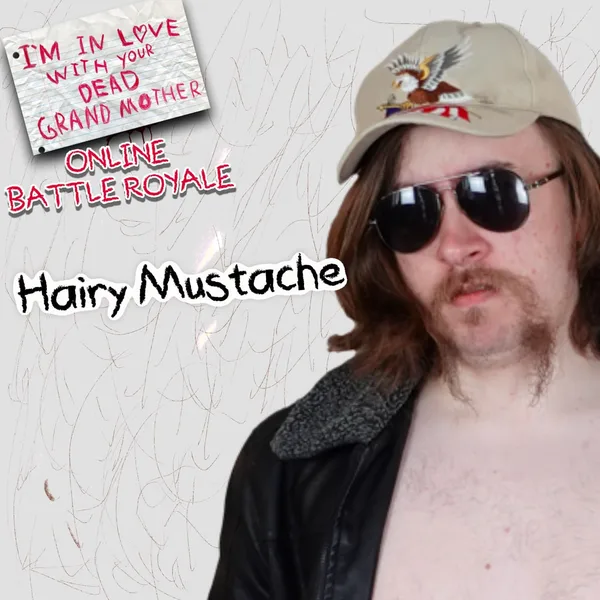 Hairy Mustache- Skin Season 2 DLC - I'm in Love With Your Dead Grandmother: Online Battle Royale [PS4,&nbsp;PS5]