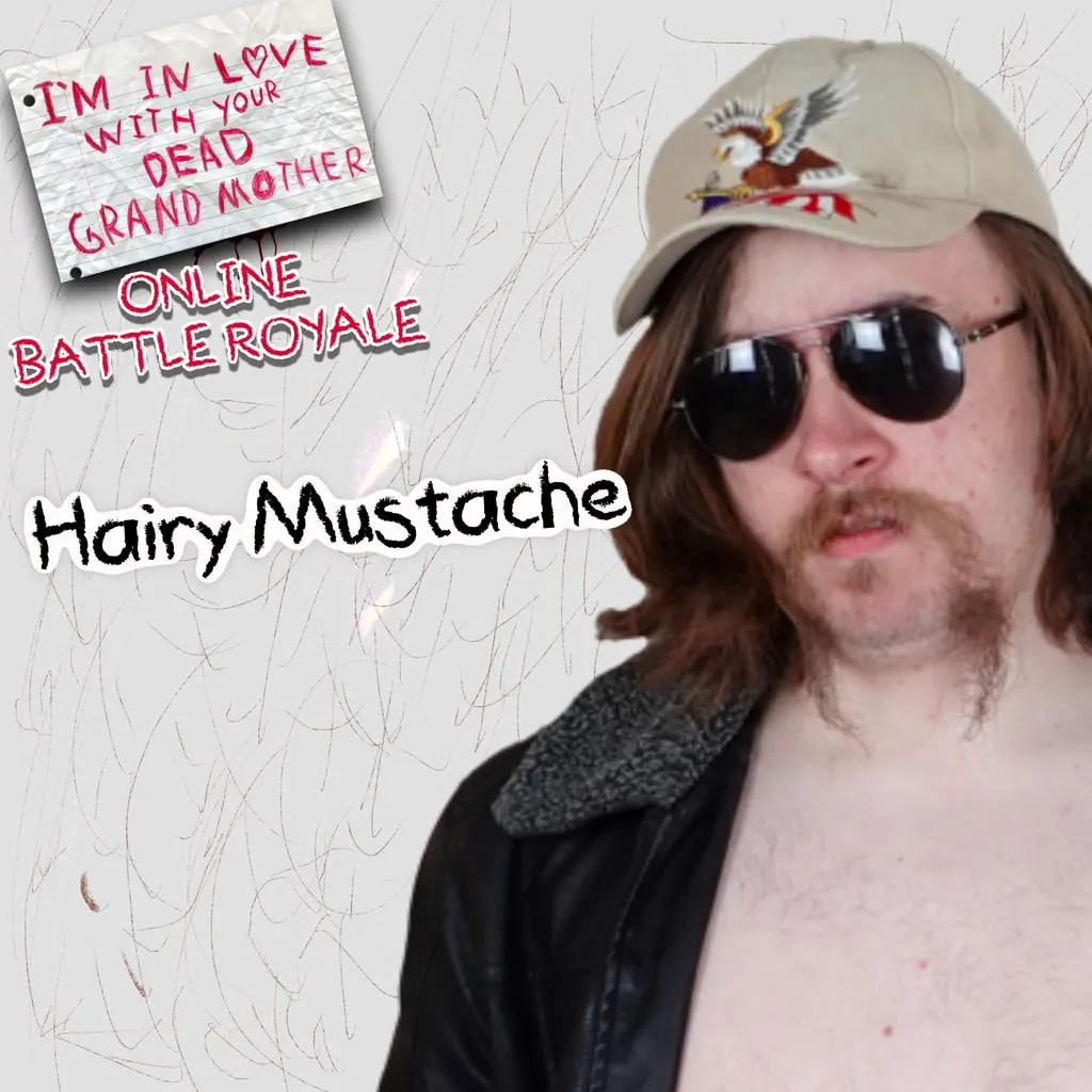 Hairy Mustache- Skin Season 2 DLC - I'm in Love With Your Dead Grandmother: Online Battle Royale [PS4,&nbsp;PS5] cover