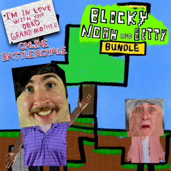 Blocky Noah and Betty Bundle - Two Skins DLC - I'm in Love With Your Dead Grandmother: Online Battle Royale [PS4,&nbsp;PS5]