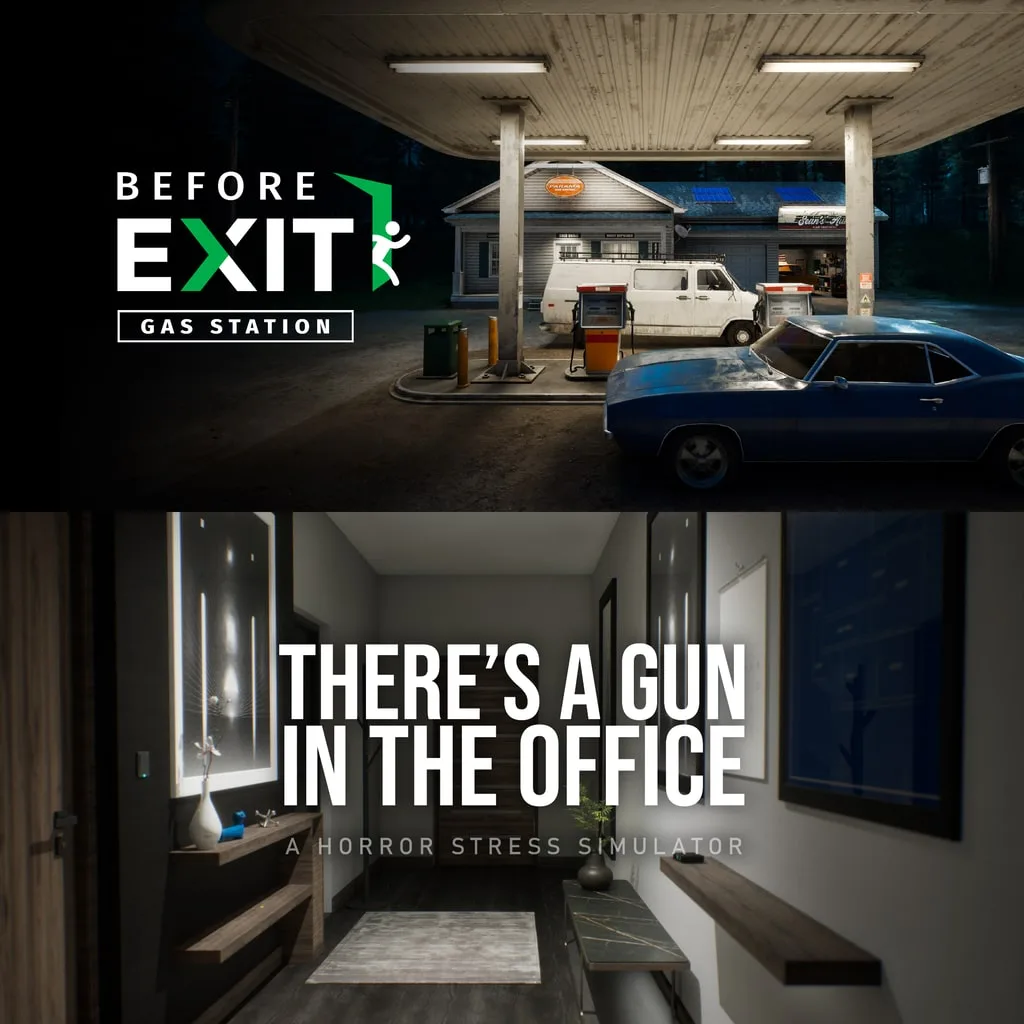 Before Exit: Gas Station + There’s a Gun in the Office Bundle [PS5] cover