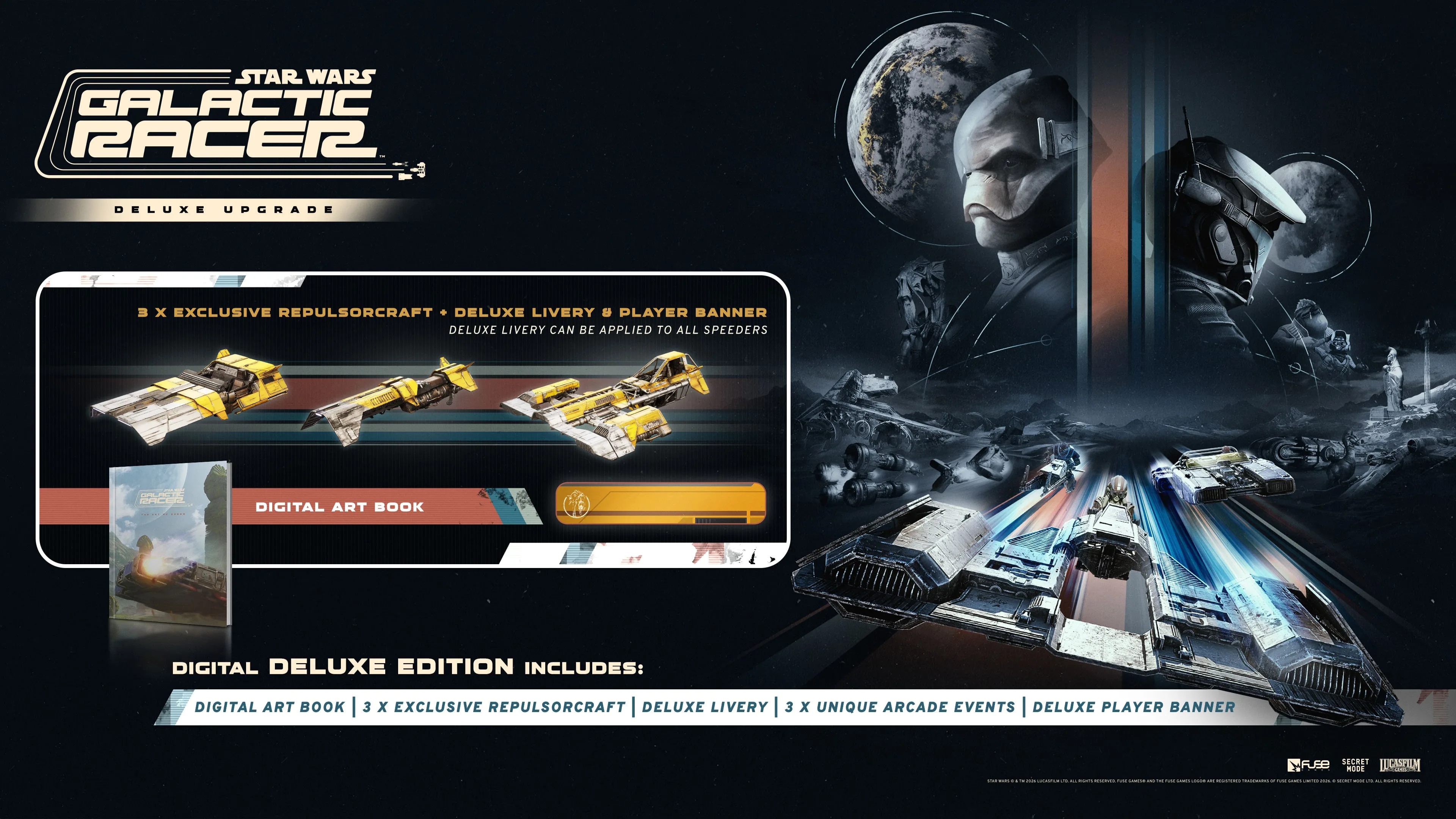 STAR WARS: Galactic Racer Deluxe Upgrade [PS5] - изображение 2