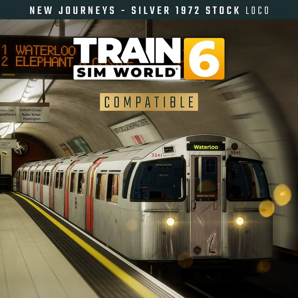 Train Sim World 6: New Journeys - Silver 1972 Stock [PS4, PS5]