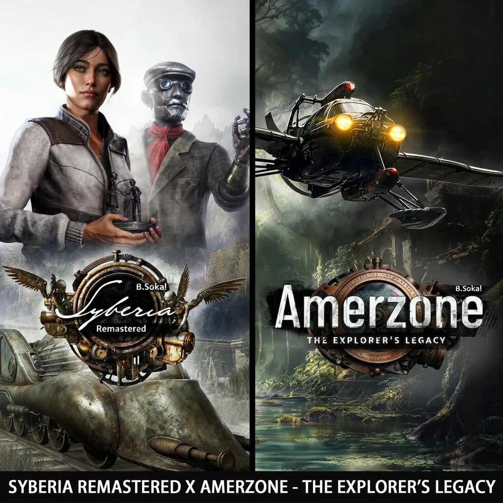 Syberia Remastered x Amerzone - The Explorer's Legacy [PS5] cover