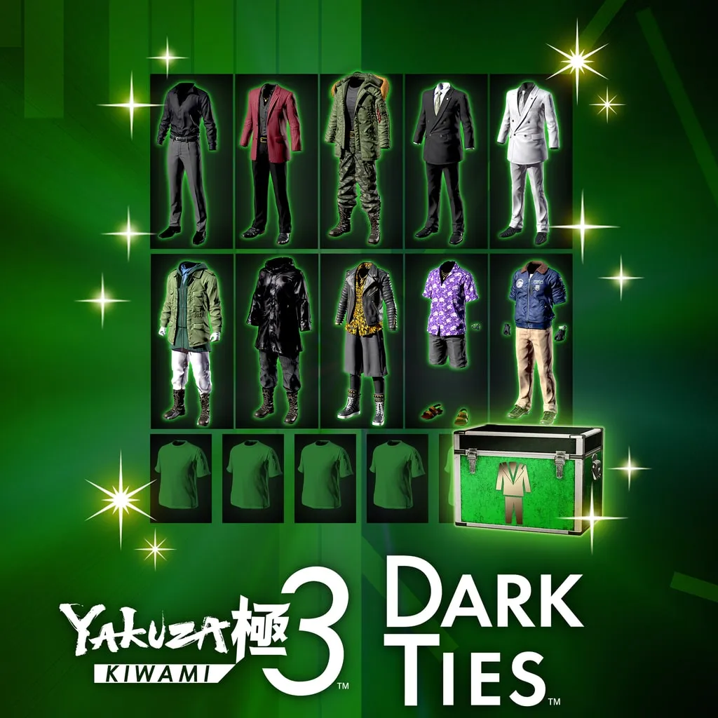 Yakuza Kiwami 3 &amp; Dark Ties - Legendary Outfit Pack PS4 &amp; PS5 cover
