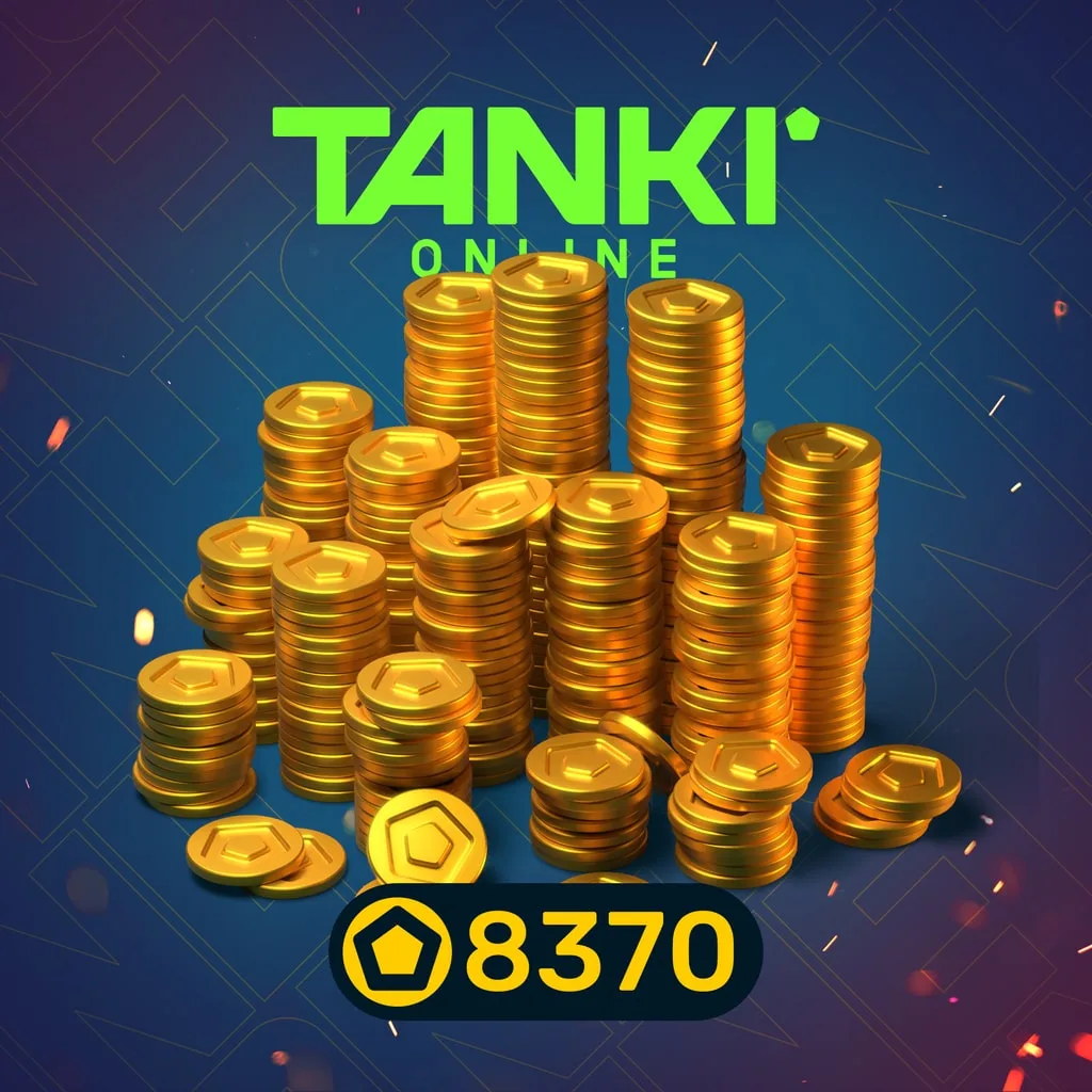 Tanki Online: 8370 Tankoins cover