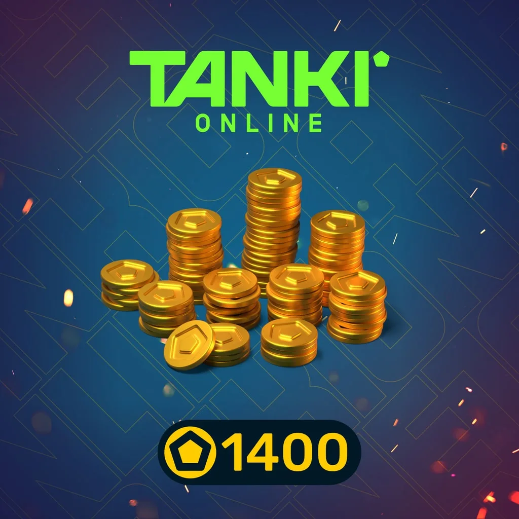 Tanki Online: 1400 Tankoins cover
